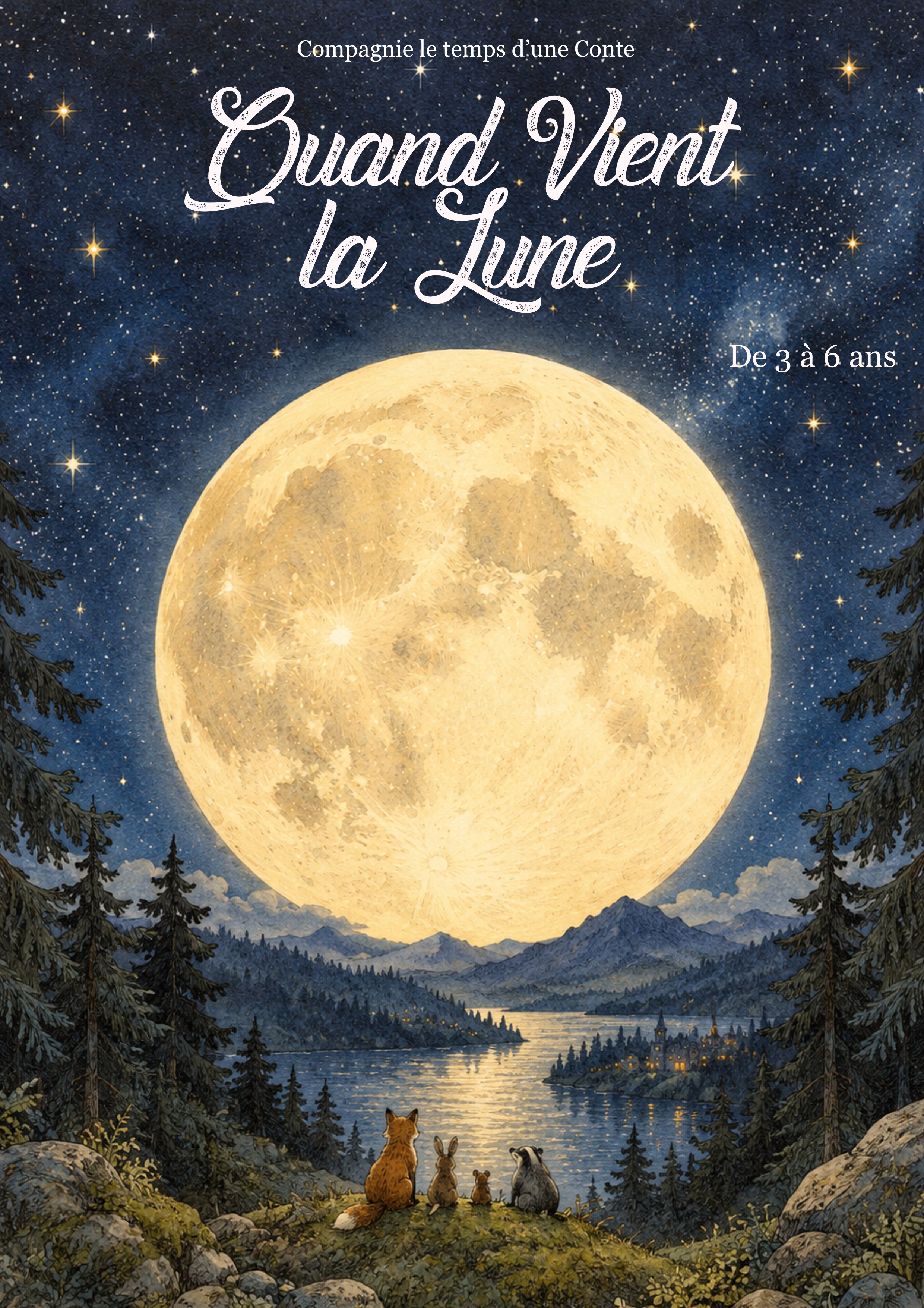 Affiche du spectacle Quand vient la lune