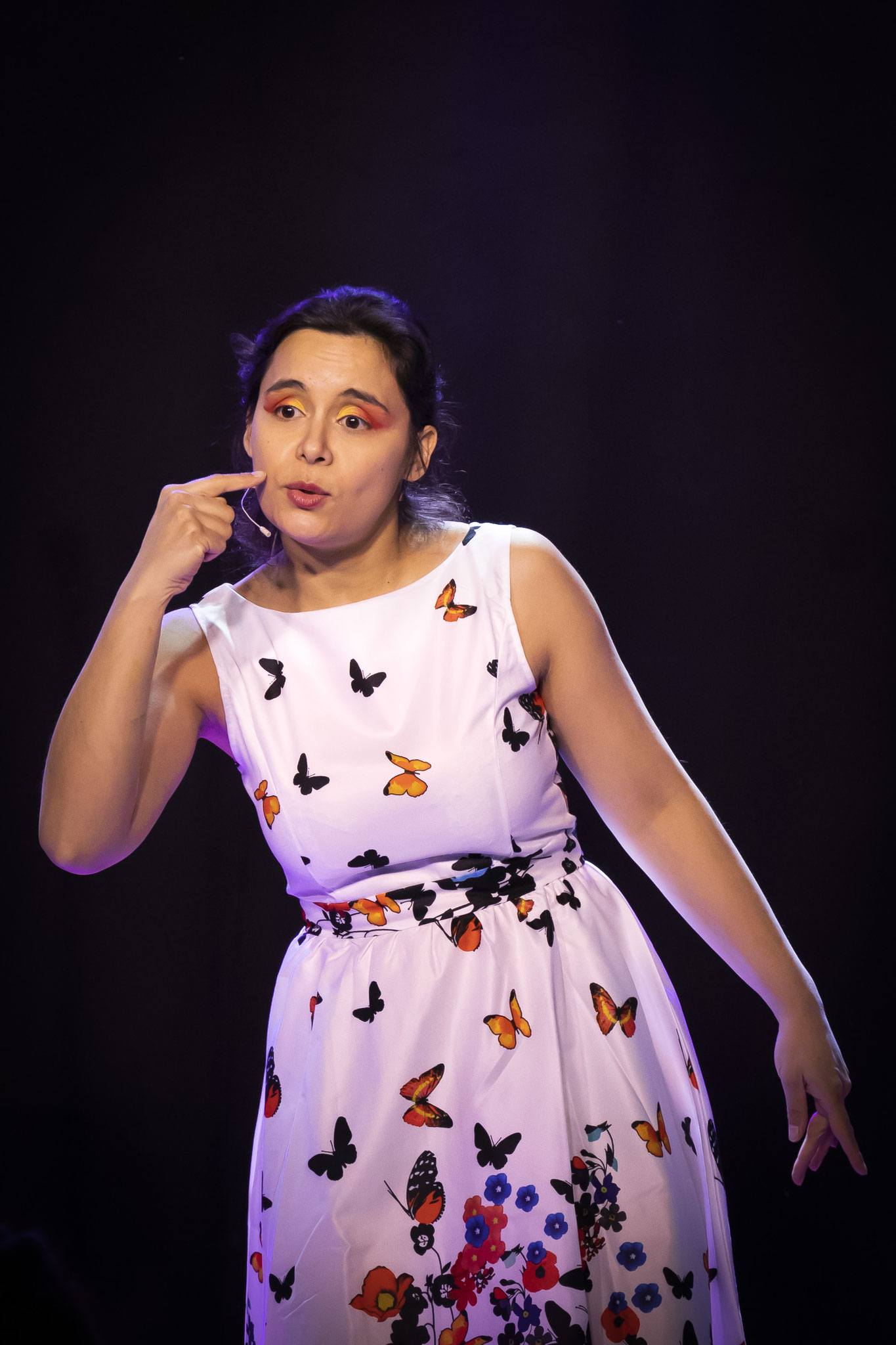 Scène du spectacle La Chenille des Émotions