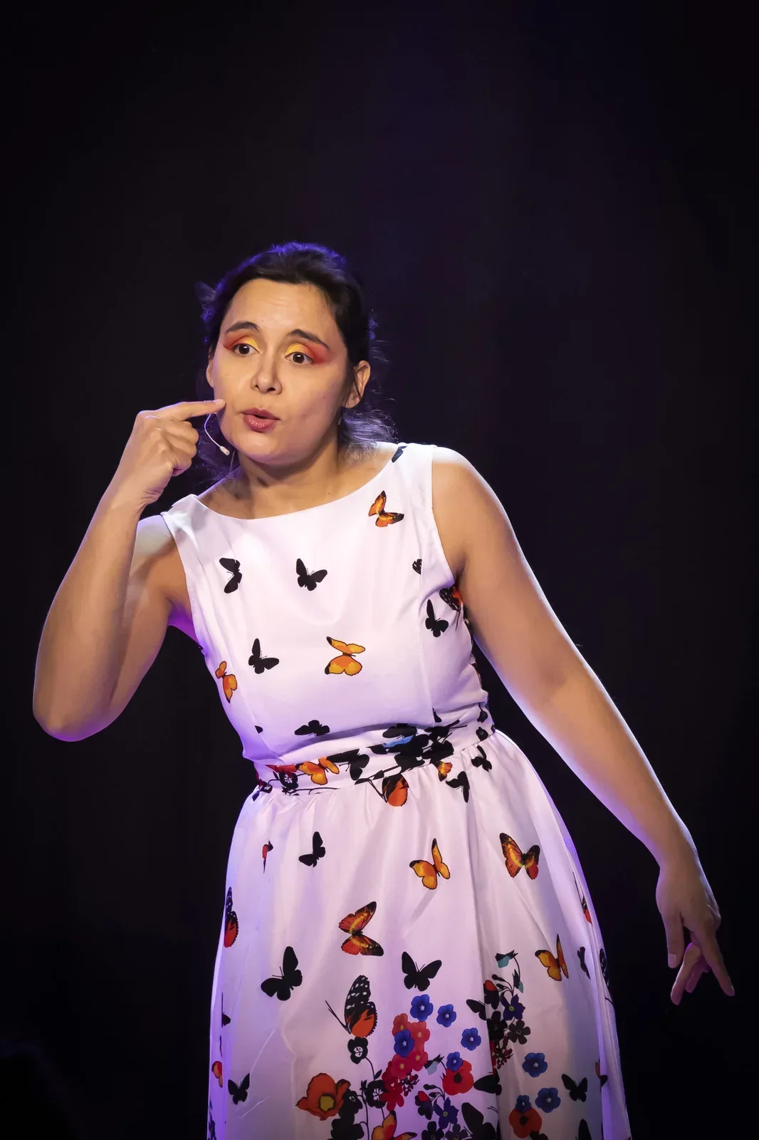 Scène du spectacle La Chenille des Émotions