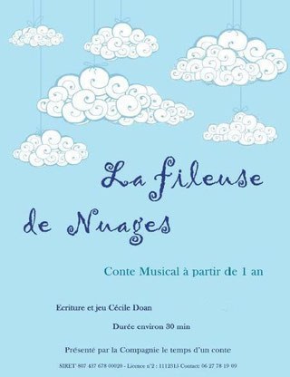 Affiche du spectacle La Fileuse de Nuages