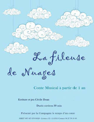 Affiche du spectacle La Fileuse de Nuages