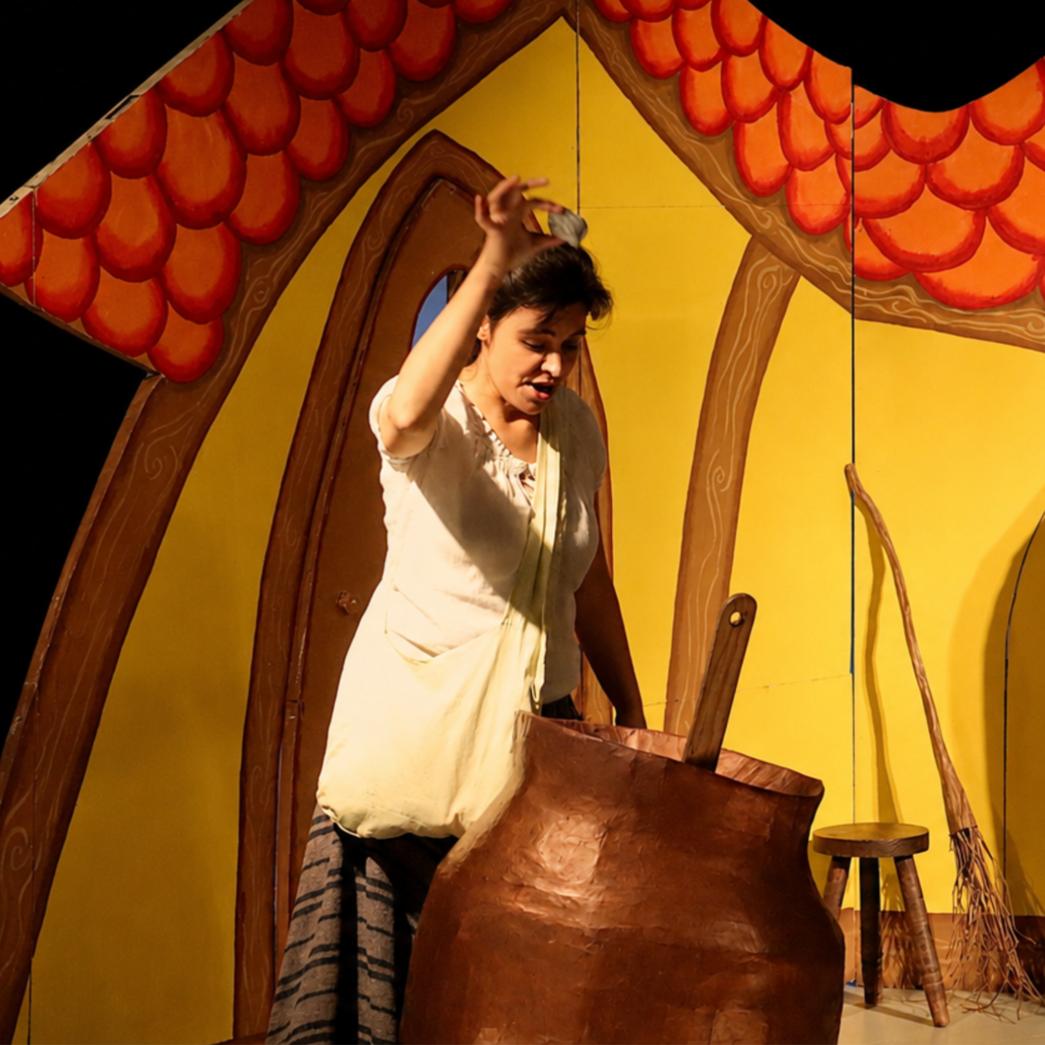 Scène du spectacle La Soupe au Caillou