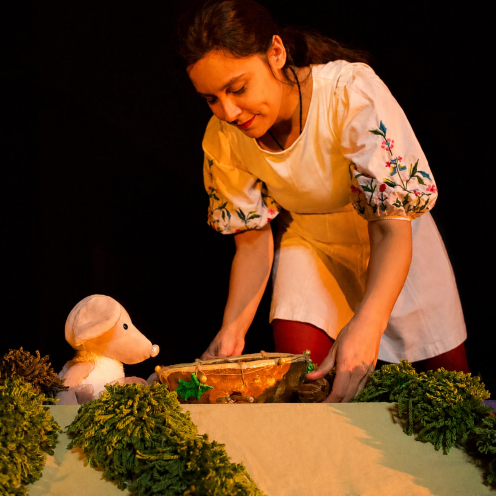 Scène du spectacle Le Noël de Petite Souris Grise