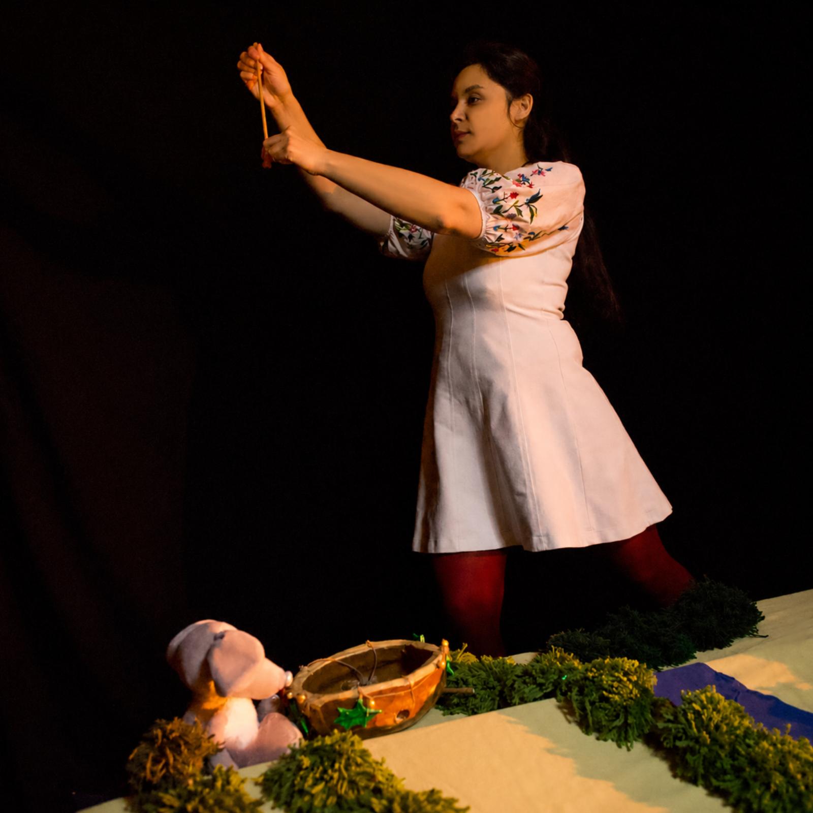 Scène du spectacle Le Noël de Petite Souris Grise