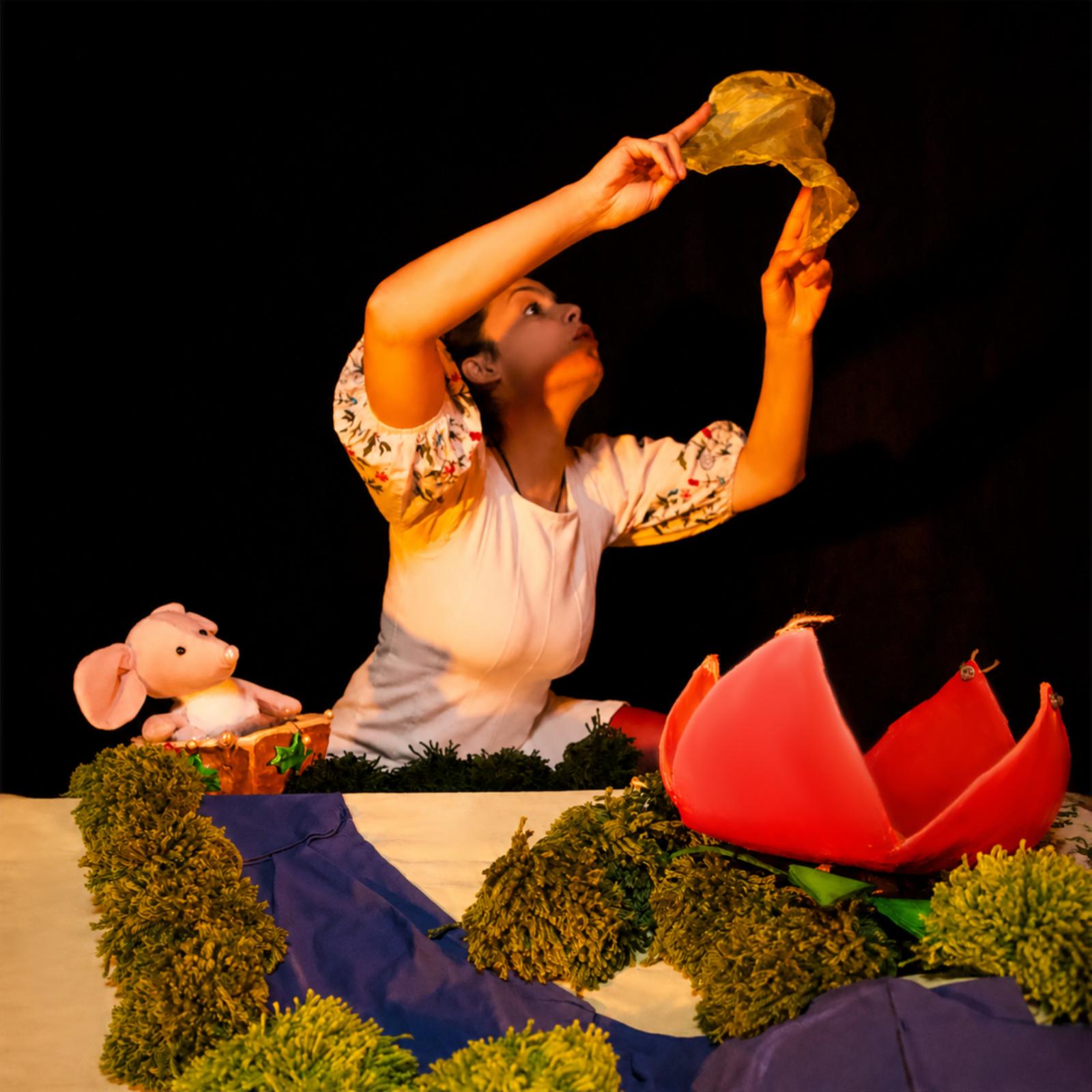 Scène du spectacle Le Noël de Petite Souris Grise